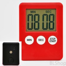 디지털 타이머 레드 주방용타이머 카운트다운시계