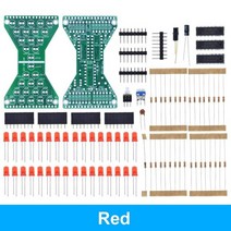스크린톤 글라스펜 전자 스케치북 led DC 5V 레드 블루 그린 LED 전자 모래 시계 DIY 키트 속도 조절 재미