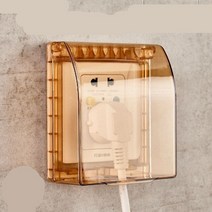 QSelf-adhesive 86 형 벽 소켓 방수 상자 네일 프리 접착제 붙여 넣기 초인종 보드 패널 커버 스위치 버튼, 01 No socket
