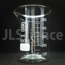 [JLS] SH Beaker 국산 강화유리비이커 눈금컵 계량컵, 300ml
