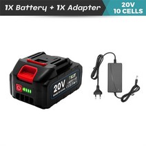 [톱 전기톱]makita 전기 임팩트 렌치브러시리스 앵글 그라인더 전동 공구용 20v 충전식 배터리 20000mah 리튬 이온 배터리, Option4