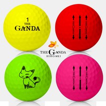 더간다 비거리골프공 2피스 고반발 칼라 골프볼 24구 (10%할인), 1개