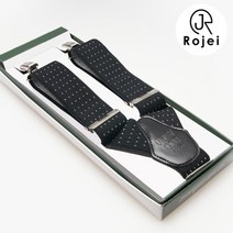 [로제이]남성용 캐주얼 도트 서스펜더멜빵 RMGS001_BL