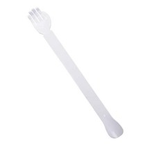 38.1cm(15인치) 화이트 플라스틱 백 스크래처 - 12팩