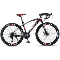 그래블 자전거 바이크 경량 콤프 산악 입문용 트렉 그래블자전거 로드싸이클자전거 매디슨스텔러2.0 로드자전거, 상위 버전 700C 블랙 레드 24단