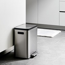한샘 시그니쳐 스텐페달 휴지통(3종 택1), 20L 실버(C)