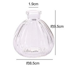 프리츠한센 이케바나 도자기 화병 항아리 수경 식물 꽃병 투명 홈 데코레이션 테이블, [04] D