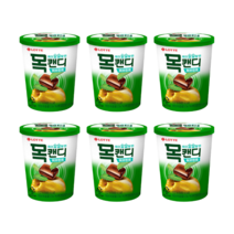 롯데제과 목캔디 허브민트용기 122g x 6개 목에좋은사탕