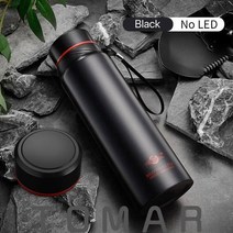 수입 온도 보온병 텀블러 죽통 마호병 업소용 에코베슬 진공 오래가는 420-1800ml 대용량 304 진공 열 플라스크 물 커피 차 휴대용 병, 블랙 - 아니 주도, 1000ml