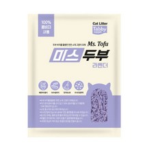 미스두부 라벤더 7L x 6개 고양이모래 두부모래, 미스두부 라벤더 7L x 6개 고양