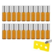 27리빙 부드럽게 발리는 롤온 향수 공병+롤온 따개 포함, 실버캡 5ml