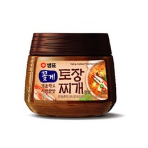 [샘표] 토장 4종 된장 차돌된장 꽃게 찌개양념, 꽃게 토장찌개양념 450g