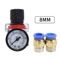 공기압 게이지 ar2000 14quot 스레드 bsp 공압 공기 압축기 압력 조절기 감소 밸브 4mm 6mm 8mm 10mm 12mm 커넥터 피팅, 협력사, pc8mm에서 ar2000