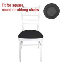 안마의자천갈이 미용 마사지 침대 천갈이 의자 커버 1246pcs 솔리 컬러 스판덱스, 6 팩, 검은색 둥근 의자