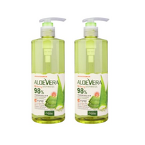 오가니아 알로에 베라 미백 수딩젤 98%, 400g, 14개