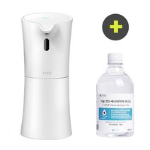 너츠 자동분사 손소독기 500ml + 소독액 500ml 세트, NS-01