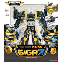 영실업 또봇 MINI 7단합체 기가세븐 블랙.ver