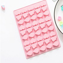 실리콘몰드 - 하트 구름 물방울 45구