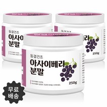 동결건조 아사이베리분말 250g 3병 브라질아사이베리 아사이베리가루 파우더 먹는법 파는곳 가격 가정용, 3개, 아사이베리분말 250g /3병