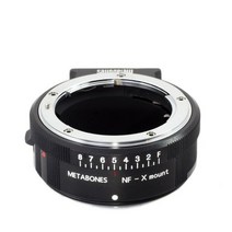 METABONES METABONES-0052 [FUJIFILM X 마운트용 니콘 G 어댑터 블랙], 단일