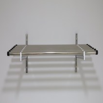 아텍스 시스템 다용도 벽선반 올스테인레스 국내제작, 33cm, 1단, 90cm