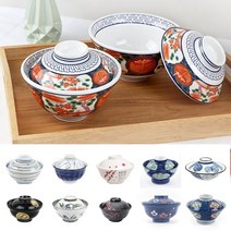 일본 돈부리 텐동 덮밥 뚜껑밥 일본 밥뚜껑 예쁜 공기 그릇 14종, 동풍, 1개