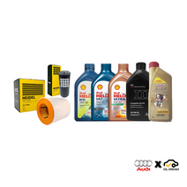 아우디 A7 55TFSI 엔진오일 세트, 4K 55TFSI (DLZ) 8L, 아우디 순정 0W20 엔진오일, 오일필터, 8000ml