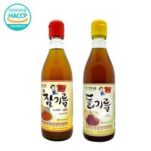 청정식품 국산 참기름 들기름 350ml, CJF001-6_국산참기름 350ml