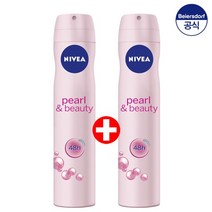 니베아 데오드란트 펄앤뷰티 스프레이 200ml + 200ml, 없음, 상세설명 참조