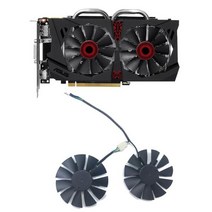T128010SU AS STRIX GTX960 GTX950-2GD5-GAMING GTX750TI R9 370 그래픽 카드 냉각 팬용 12V 0.3A 75mm 4 핀 VGA 팬, 03 1PCS