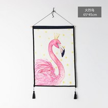 벽콘센트 두꺼비집 가리개 통신함 인터넷단자함 커버 북유럽 스타일의 장식 그림 현관 미터 상자 벽 매달려 그림 크리 에이 티브 거실 현대 미니멀 벽화, 플라밍고 벽화, 독립적 인, 기타 직사각형 크기
