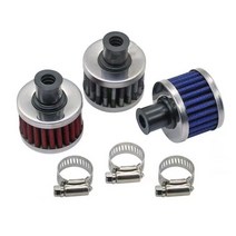 오토바이용 공기 필터 흡입구 고유량 크랭크 케이스 벤트 커버 미니 브리더 12mm, 01 12MMRED