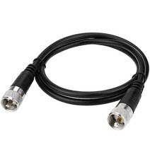 Ullnosoo RG8x 동축 케이블 0.6m(2피트) CB 라디오 점퍼 케이블 PL259 UHF 패치 코드 50옴 저 햄 안테나 분석기 더미 로드 및 SWR 미터용, 1