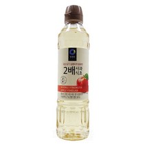 청정원 2배 사과식초, 10개, 500ml