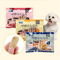 벨버드 반려견 비엔나 소시지 30p, 오리 + 야채 혼합맛, 4개