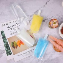 투명스파우트파우치 쥬스파우치 음료파우치 생과일쥬스파우치 치어팩 쥬스팩 스파우트 캡파우치 음료팩 스탠딩지퍼백 스파우트파우치 음료보관용기 파우치팩, 상품선택