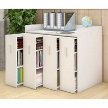 사무실 서랍 서랍장 수납 가구 오피스 책상 이동 비품, 백버들서랍(서랍4개)