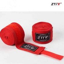 ZTTY면 킥 복싱 랩 붕대 남성용 산다 태권도 무에타이 권투 MMA 손목 스트랩 장비 1 쌍, ZTTY Red+5M