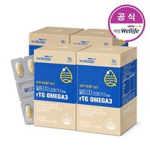 대상웰라이프 마이뉴트리션 알티지오메가3 860mgx30캡슐x4상자, 기본상품