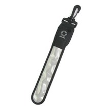 LED 반사스트랩 후크 펜던트 안전 빛반사 등산 트레킹, 화이트UK00768