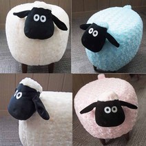 데코쿡 몽글몽글 아기양 스툴의자, 베이지