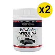 피터앤존 NON-GMO 하와이산 스피루리나 1000mg 300정 x2개, 2개
