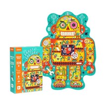 치매예방교구 로보트공장 그림 직소퍼즐 두뇌개발 직쏘 창의력 유치부 그림맞추기 5세퍼즐 퍼즐조각 IQ