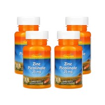 톰슨스 아연 징크 피콜로네이트 25mg 60정 4팩 Thompson Zinc Picolinate