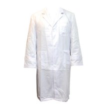 초중고 실험실 깔끔한 화이트 면실험복 연구실 실험가운 과학실, 남105호