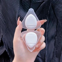 손가락 핑거 퍼프 세트 쿠션 핑거팁 파우더 메이크업 컨실러 디테일 파운데이션 화장 스펀지, 화이트 6개