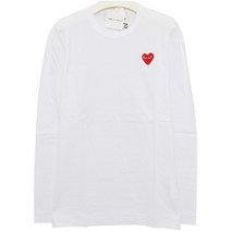 [꼼데가르송] 22FW P1T118 WHITE 긴팔 티셔츠