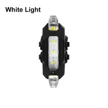 자전거 라이트 전조등 usb충전식 미등 usb 충전식 백 램프 mtb 도로 조명 휠 업 사이클링 깜박임 액세서리, 하얀