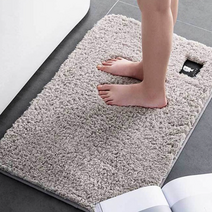 부드럽고 푹신한 욕실 화장실 발매트 물기제거 발판 물흡수 발패드 4가지 색상, 챠콜