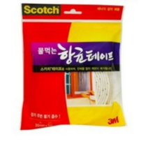 3M 물먹는 항균테이프 결로현상 곰팡이 방지 물기흡수 문풍지, 6개